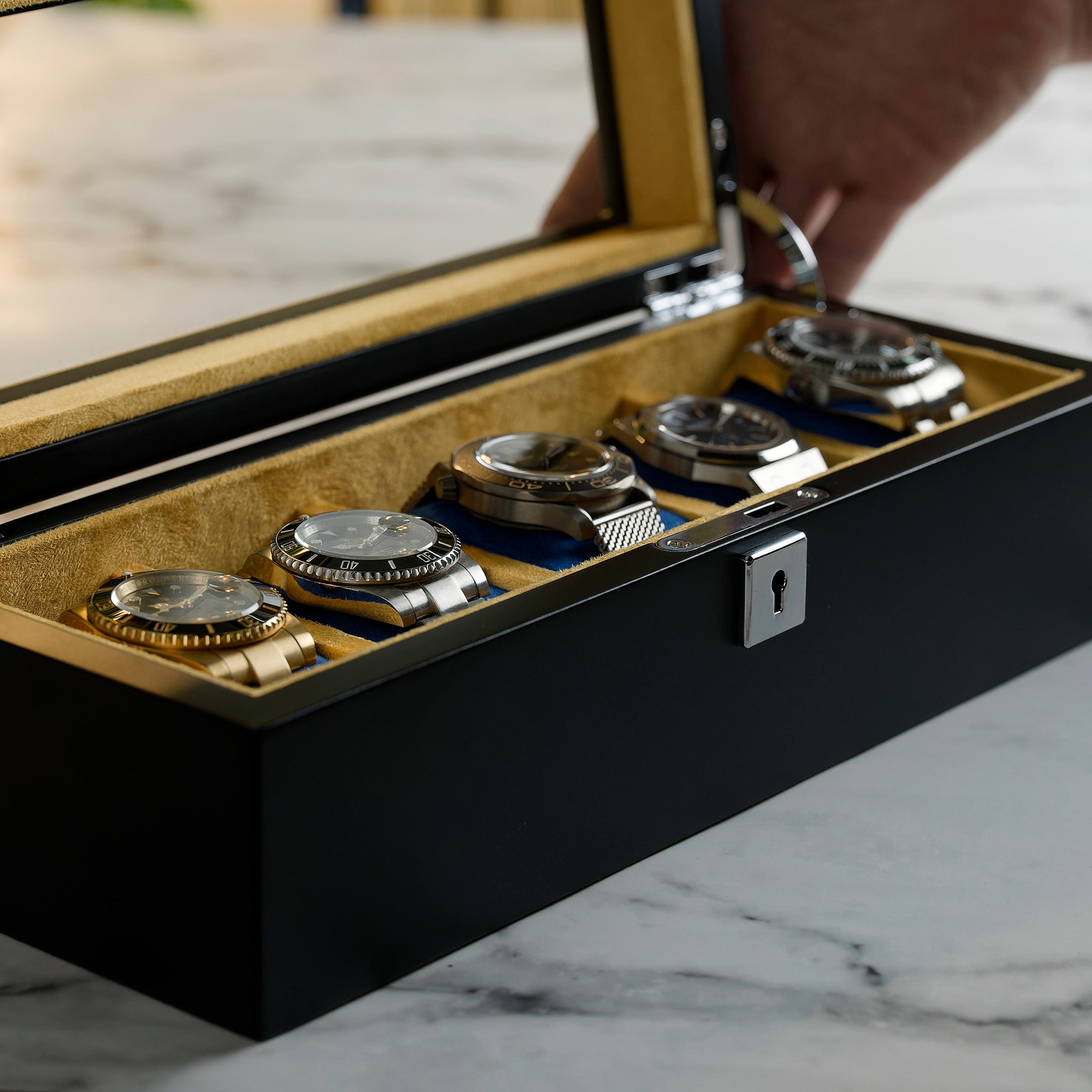 Monte Carlo 5-Slot Collector Box - Classic Black