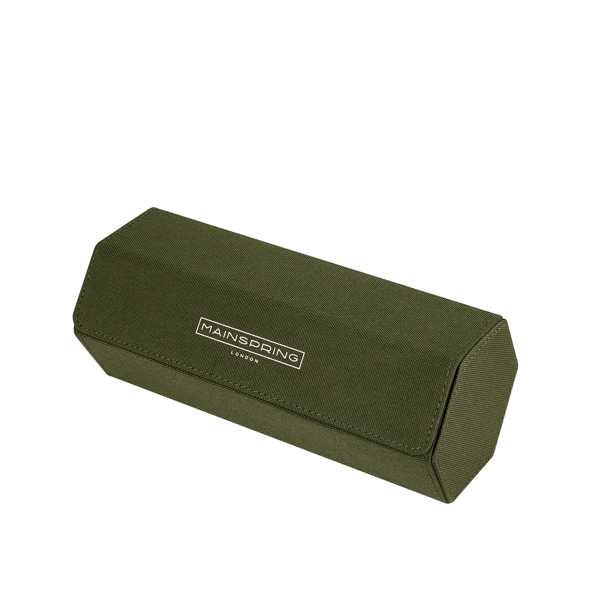 Esagono 3-Slot Watch Roll - Sage Green