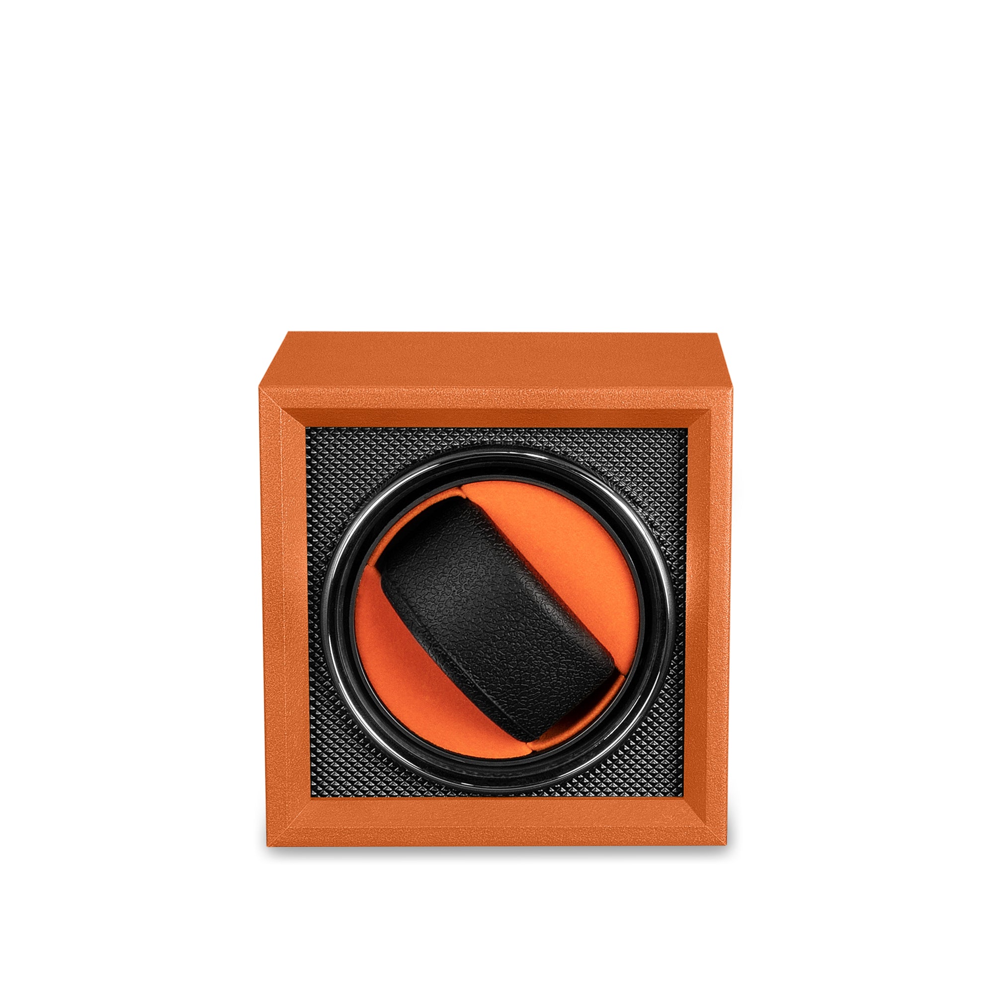 Guardian Single Slot Watch Winder - Retro Orange