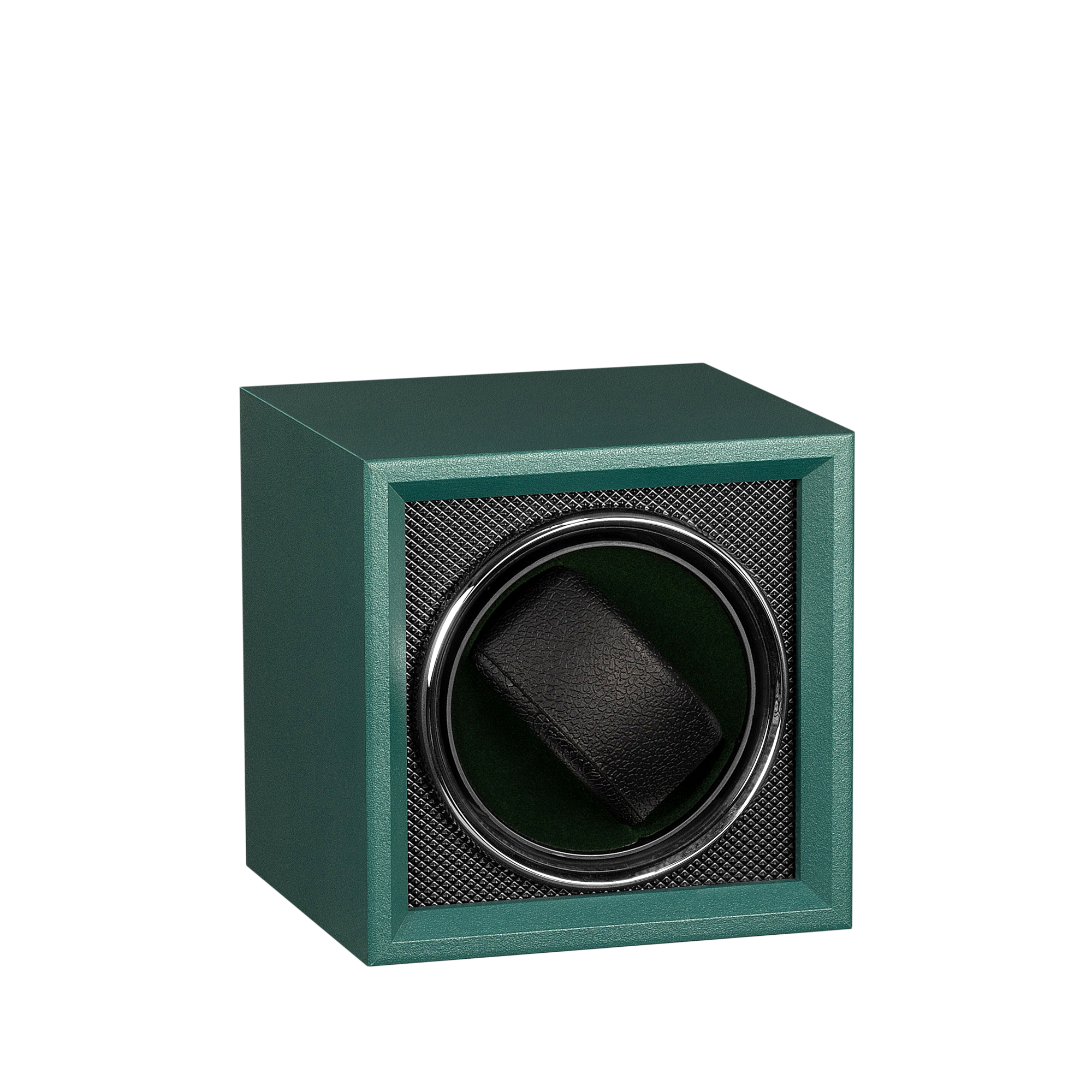 Guardian Single Slot Watch Winder - Emerald Green