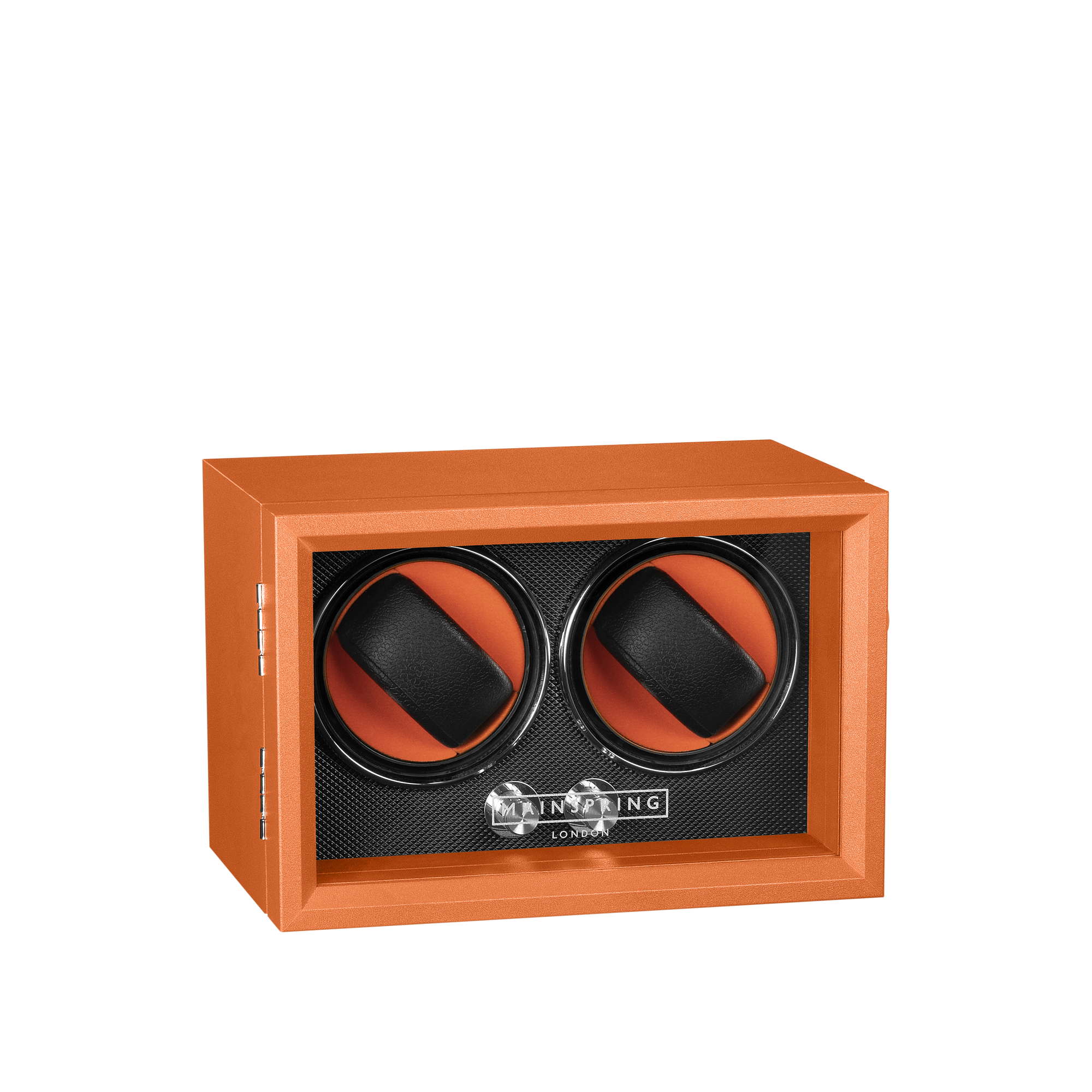 Guardian Dual Slot Watch Winder - Retro Orange