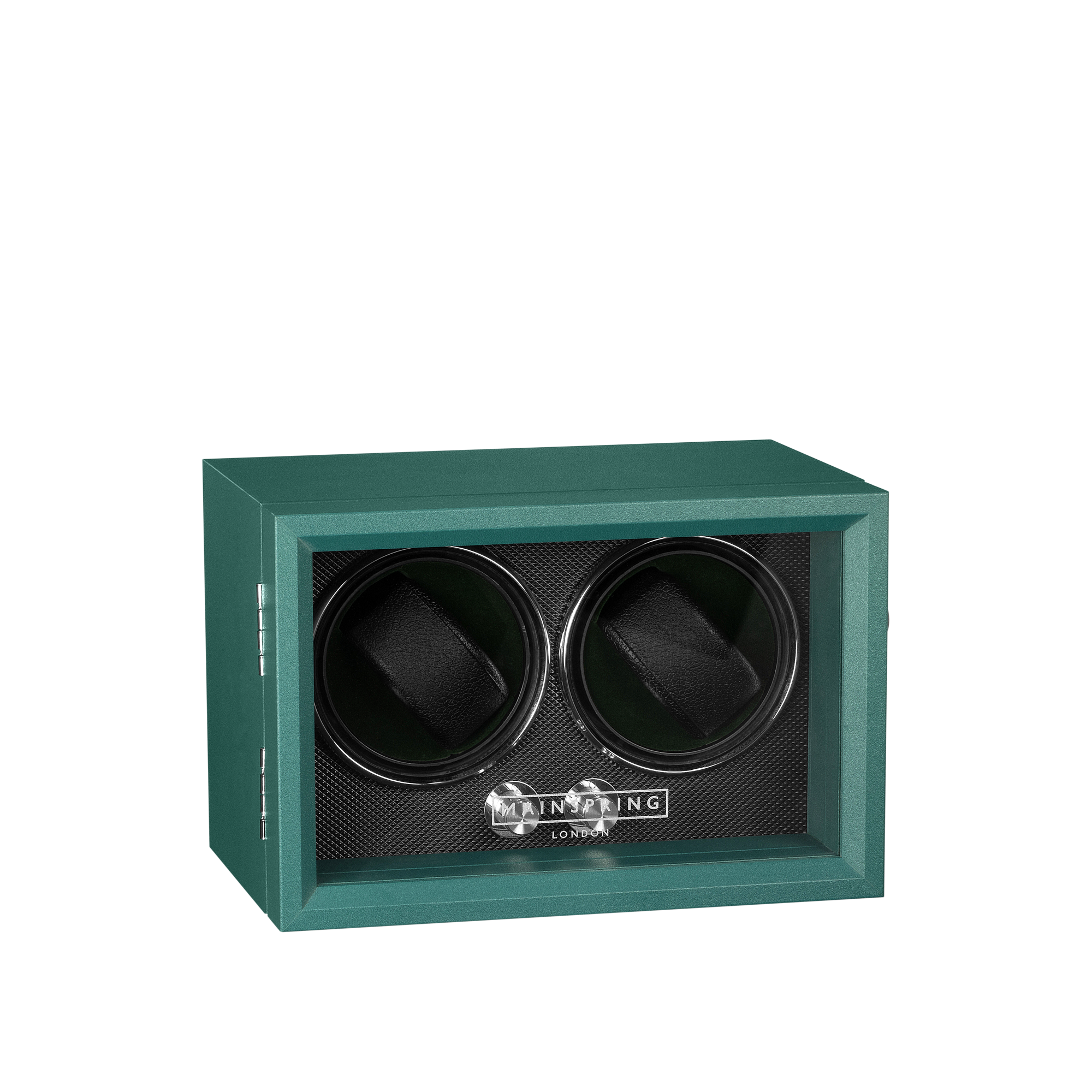 Guardian Dual Slot Watch Winder - Emerald Green