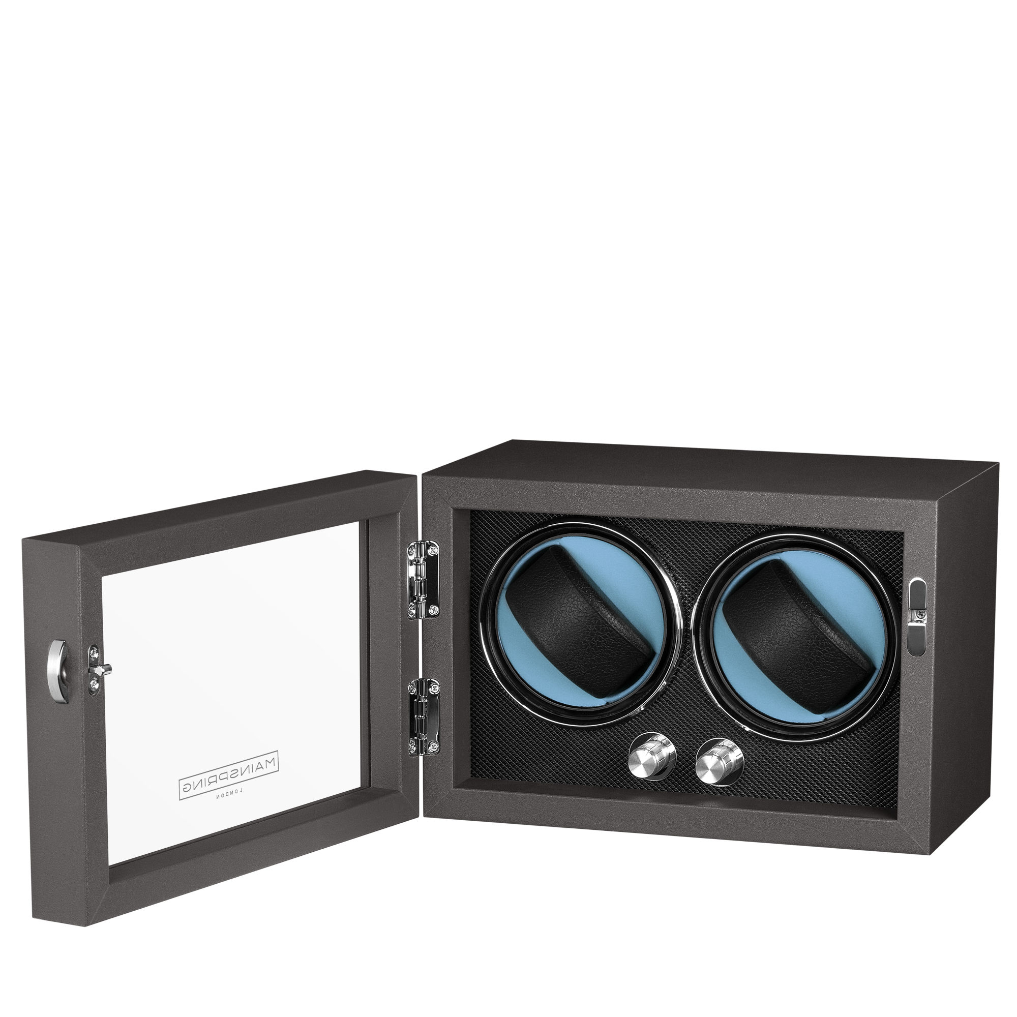 Guardian Dual Slot Watch Winder - Graphite Guard