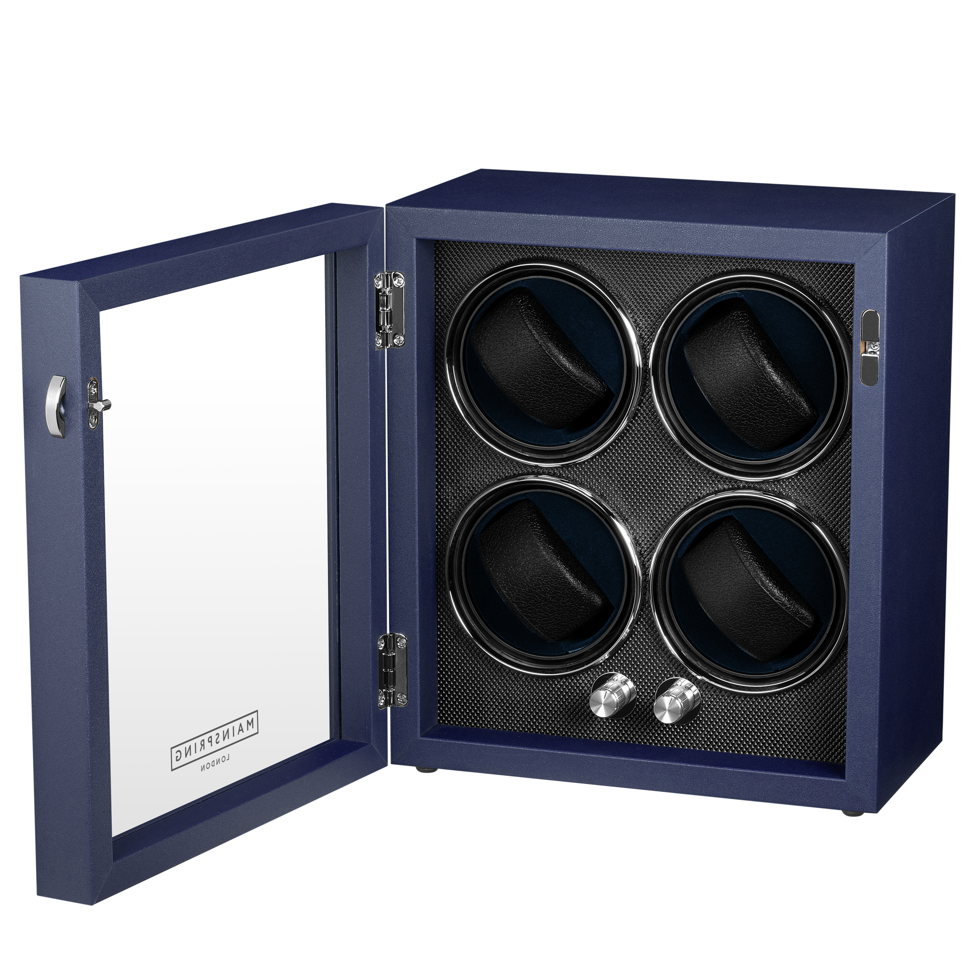 Guardian 4-Slot Watch Winder - Royal Blue