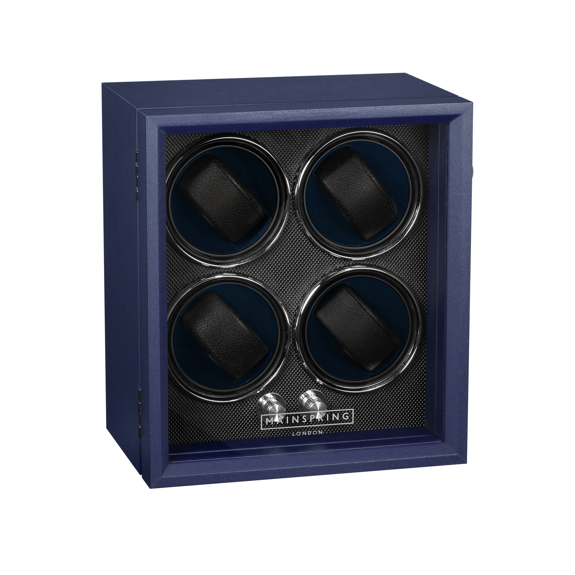 Guardian 4-Slot Watch Winder - Royal Blue