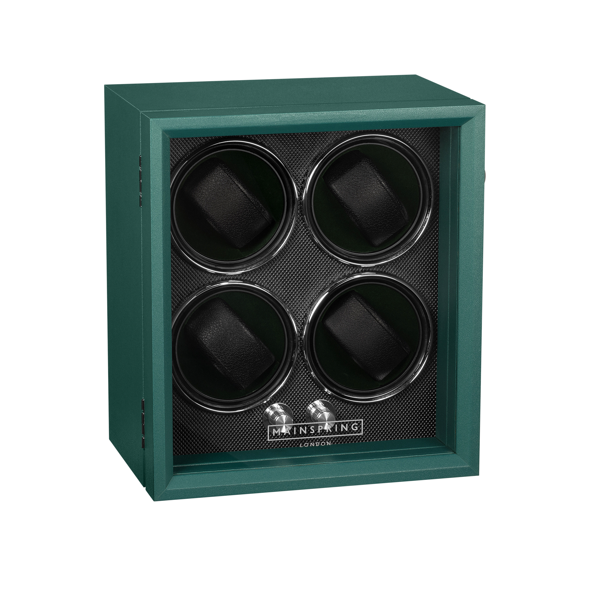 Guardian 4-Slot Watch Winder - Emerald Green