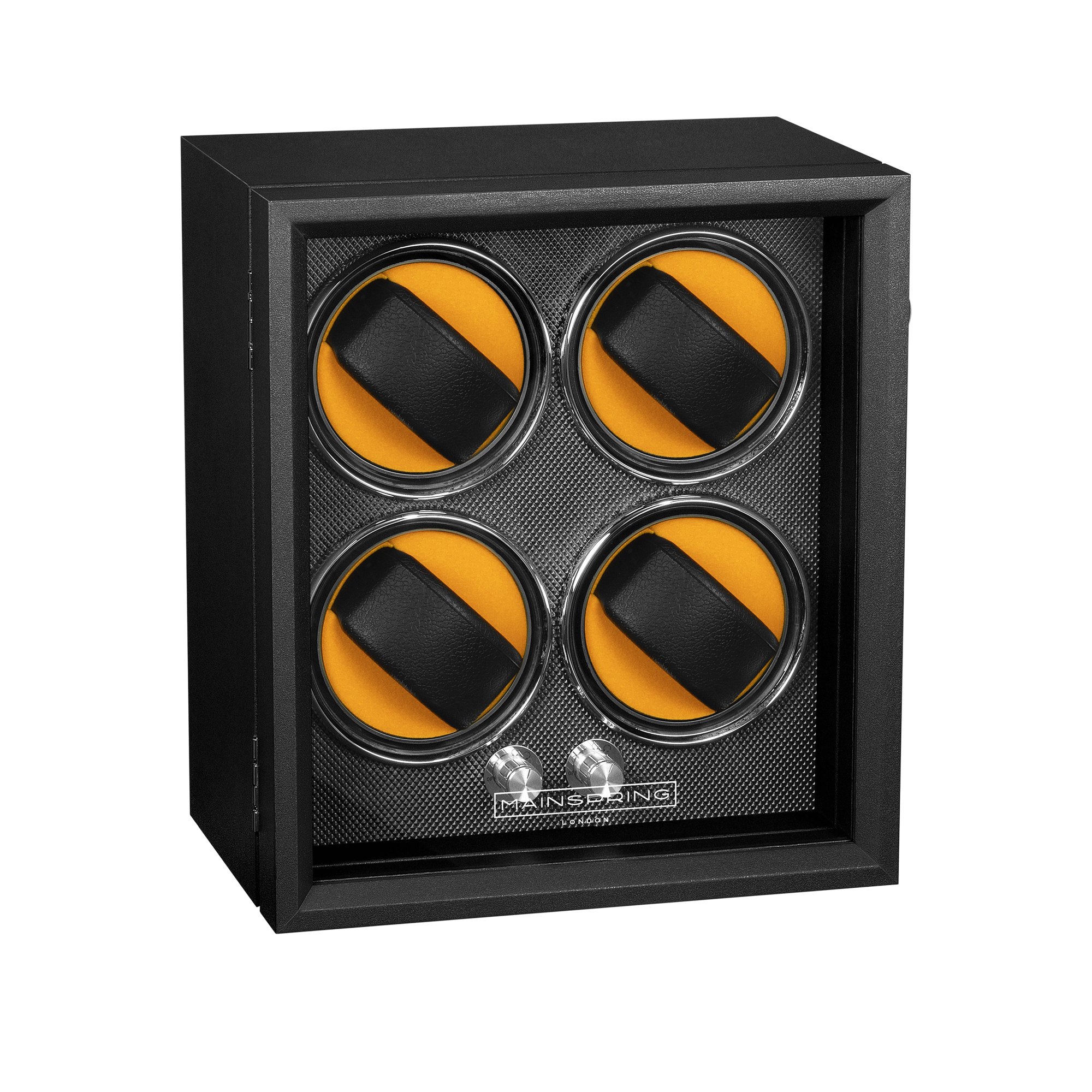 Guardian 4-Slot Watch Winder - Noir Vault