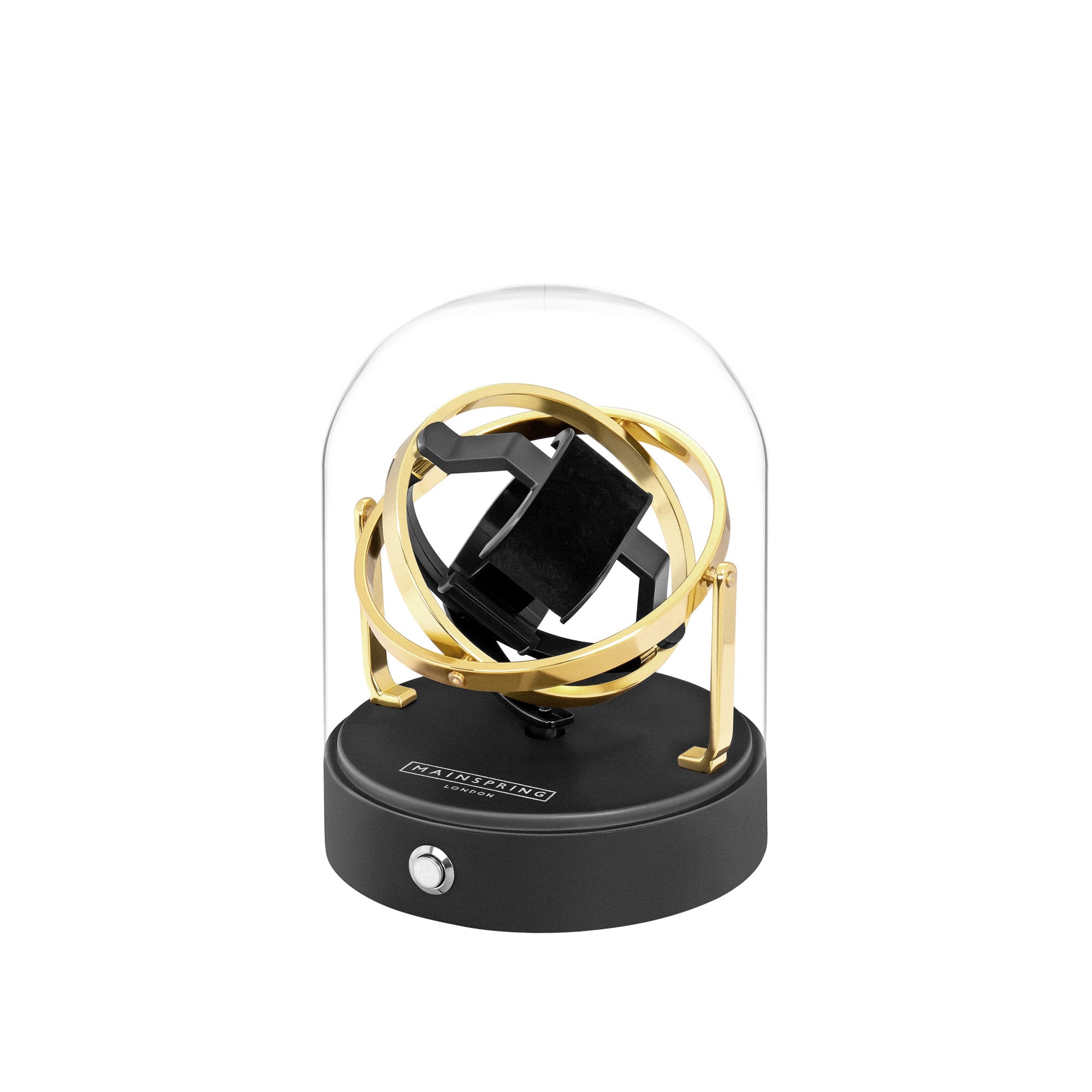 Gyroscope Single Slot Watch Winder - Saturn