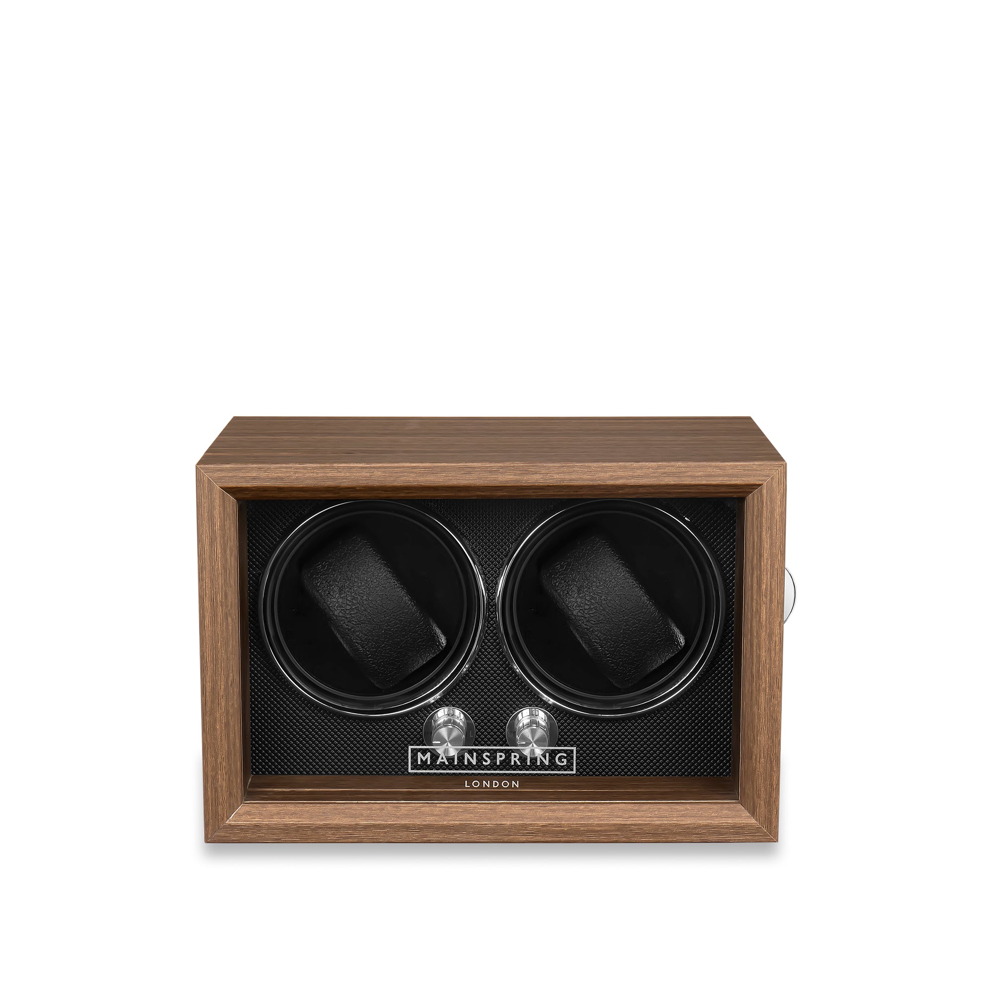 Guardian Dual Slot Watch Winder - Mahogany