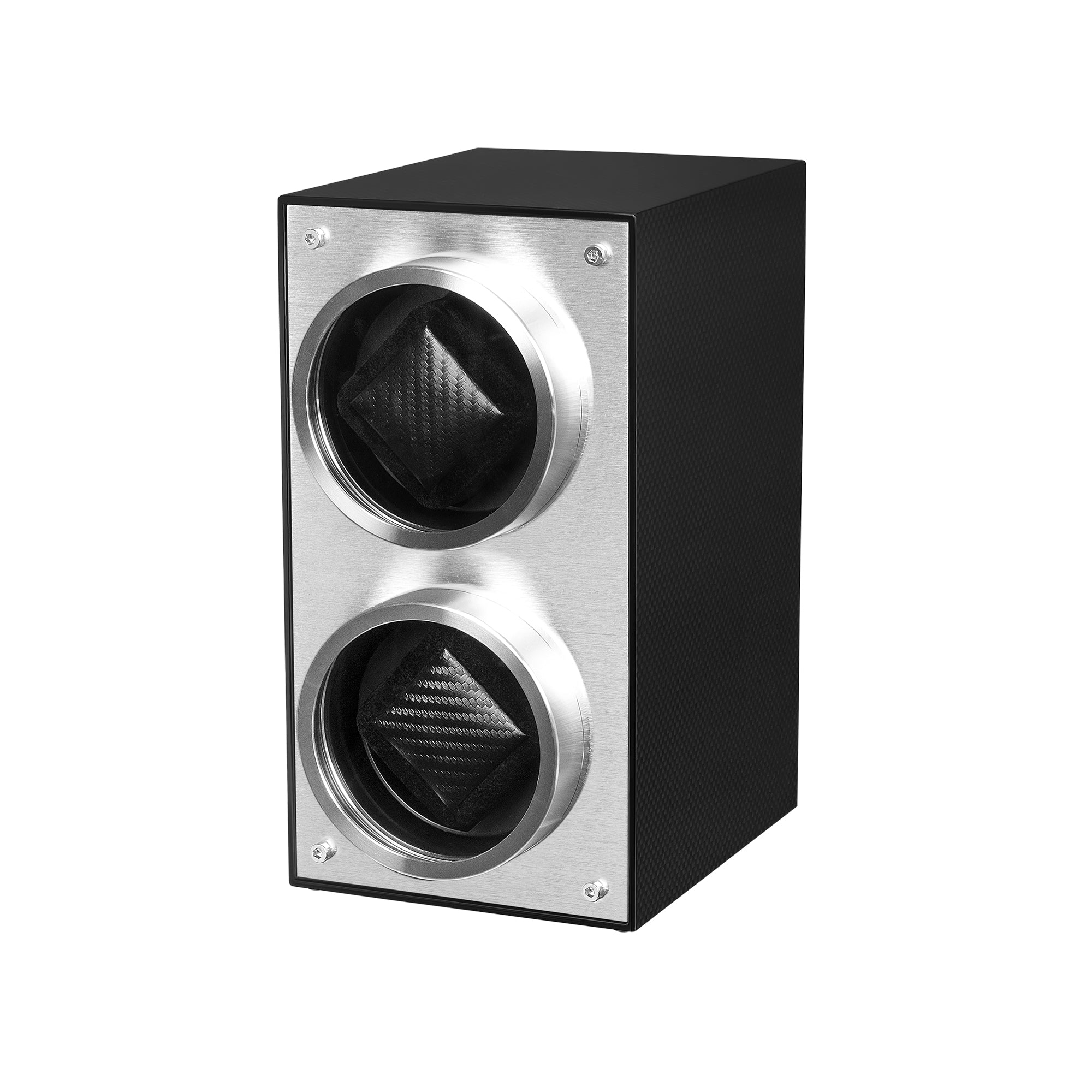 Flemington Dual Slot Watch Winder - Asphalt Black