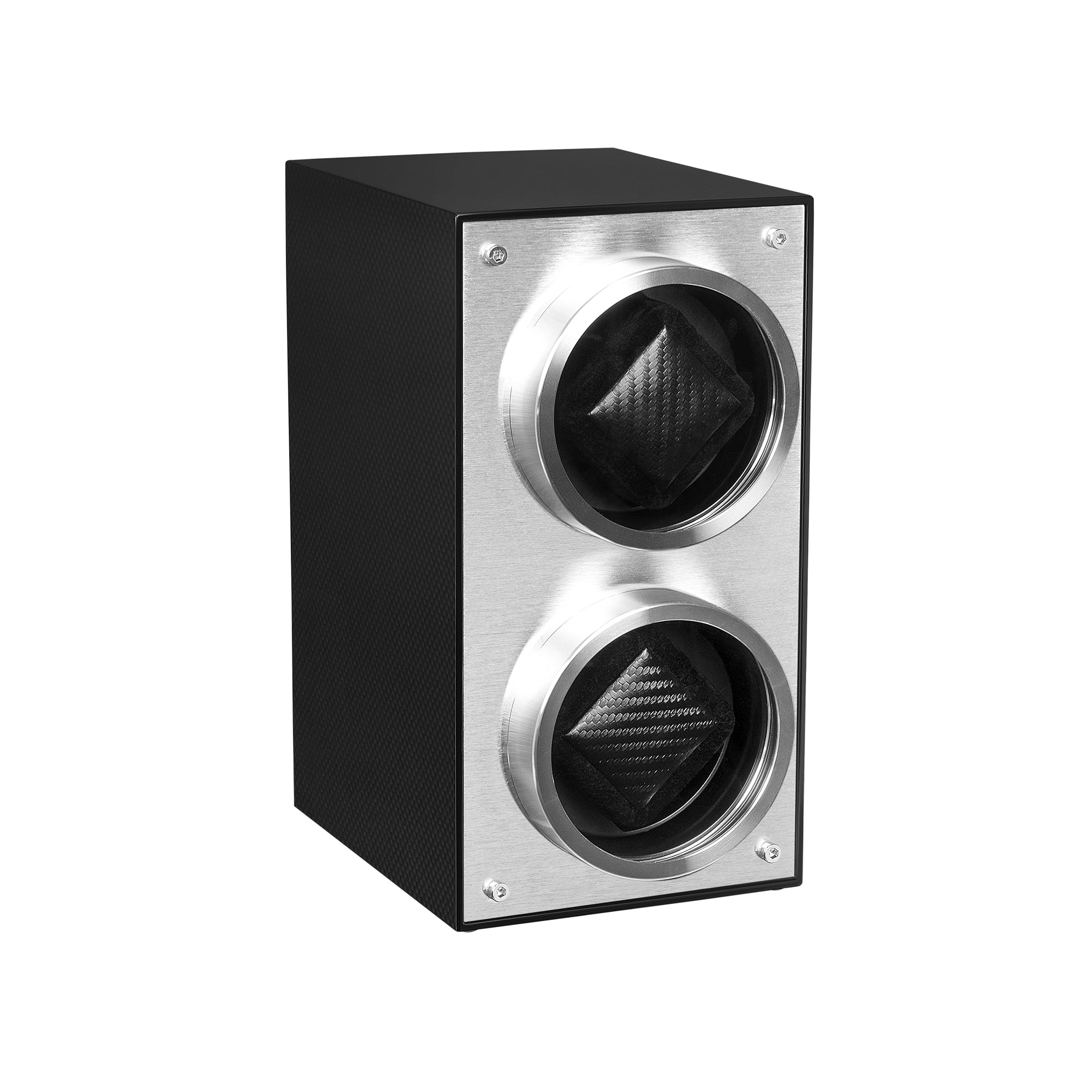 Flemington Dual Slot Watch Winder - Asphalt Black