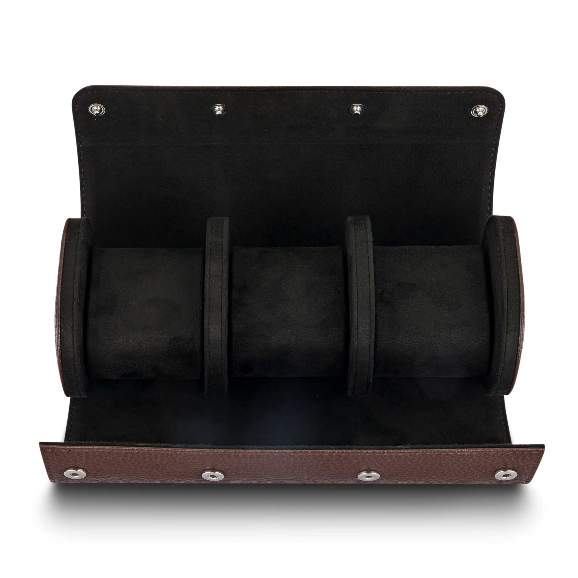 Lorenzo 3-Slot Collector Pouch - Chocolate