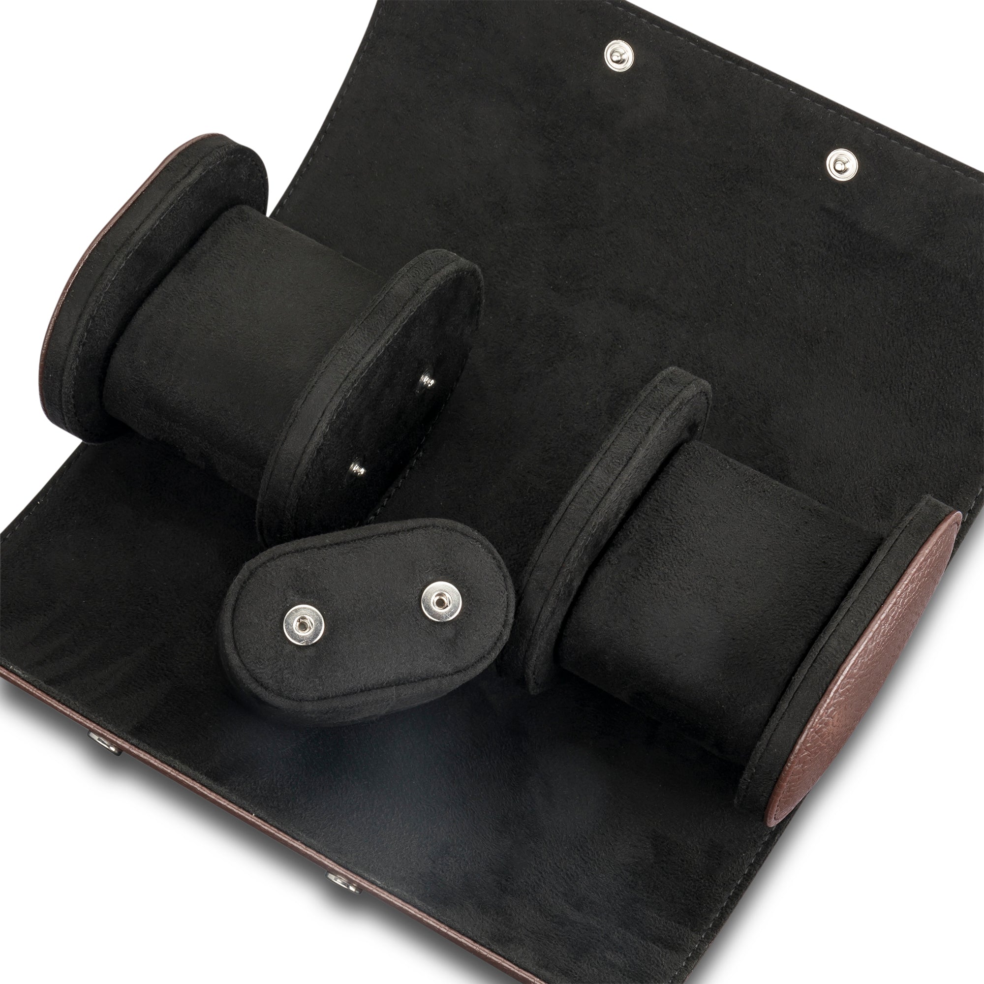 Lorenzo 3-Slot Collector Pouch - Chocolate
