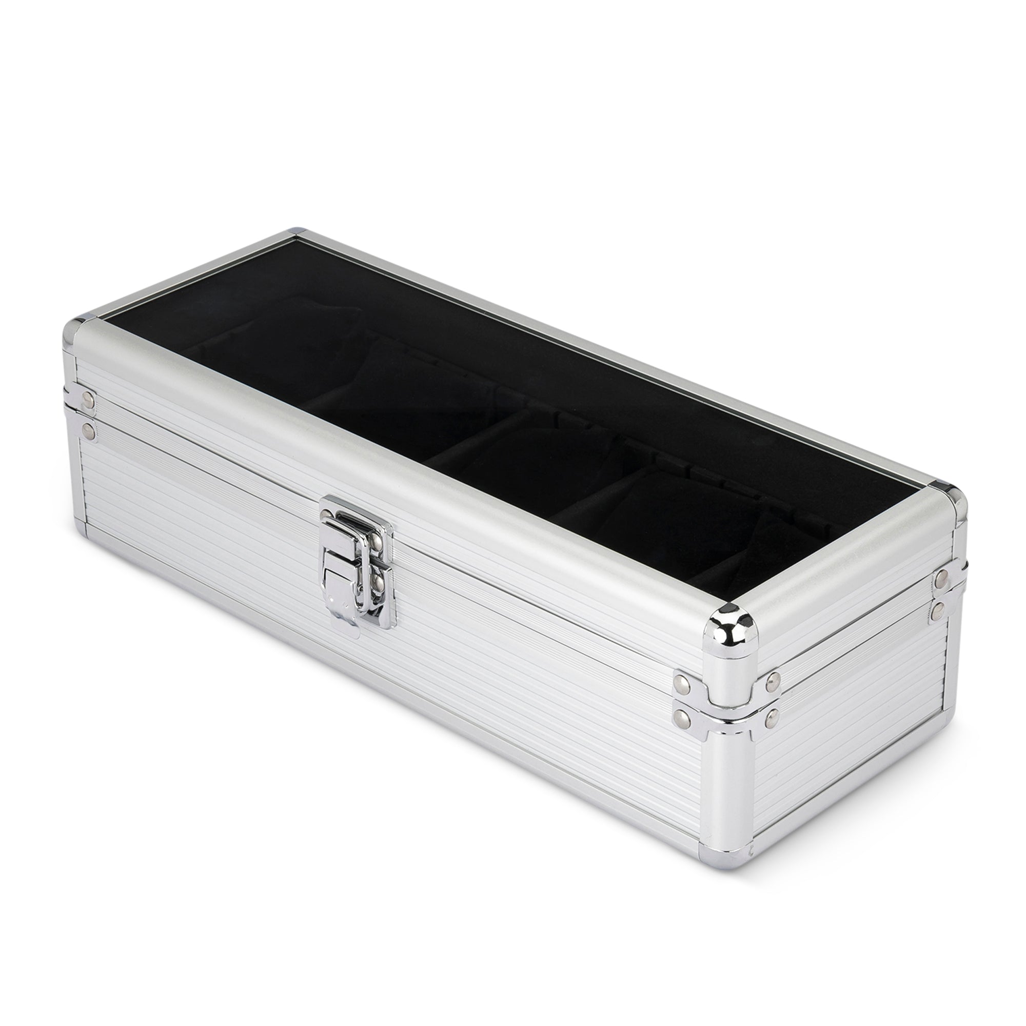 Soldado 5-Slot Watch Case - Silver