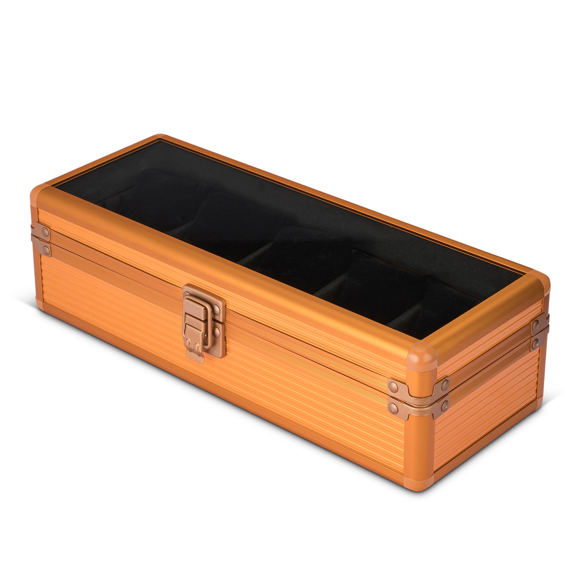 Soldado 5-Slot Watch Case - Tiger Orange