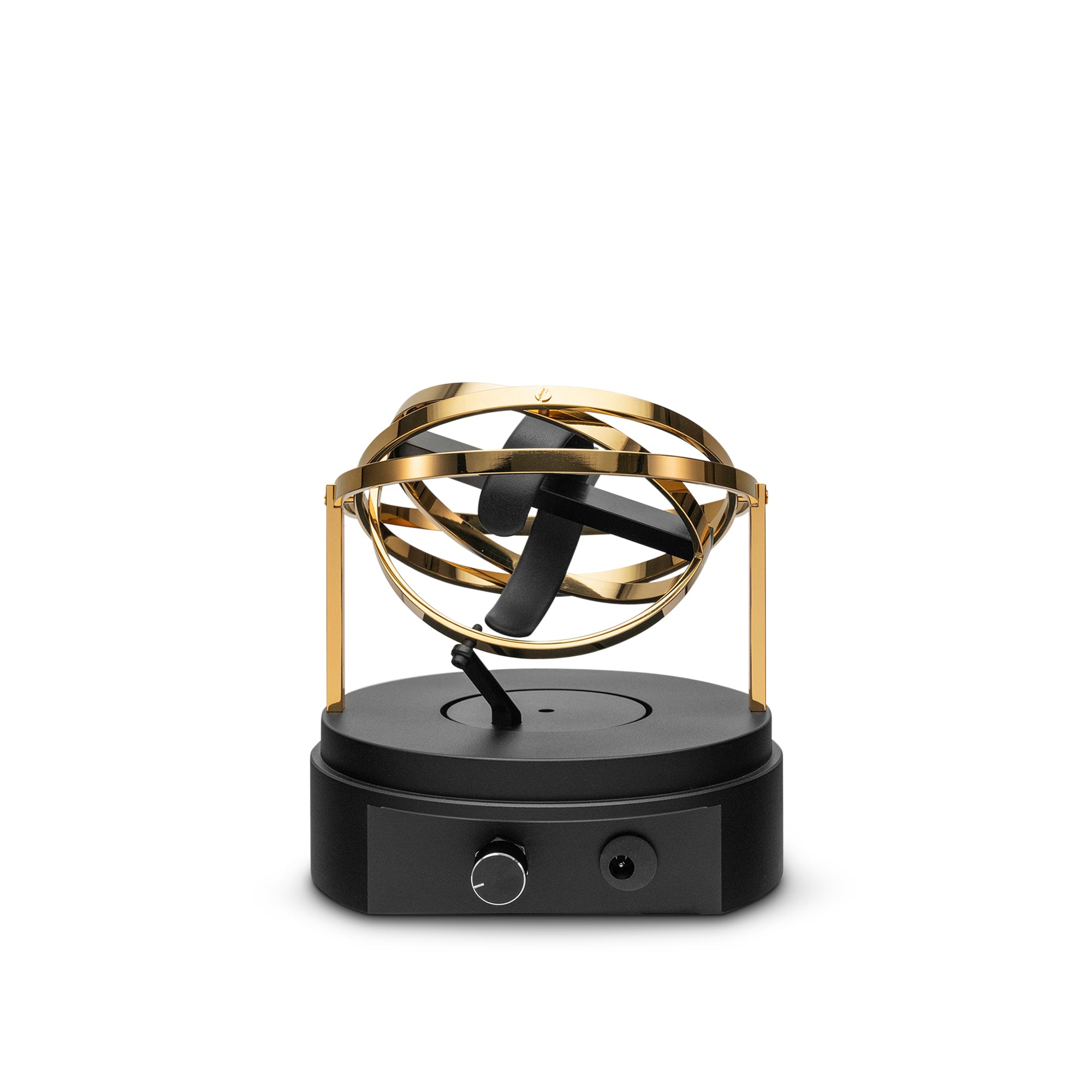 Gyroscope Single Slot Watch Winder - Gold