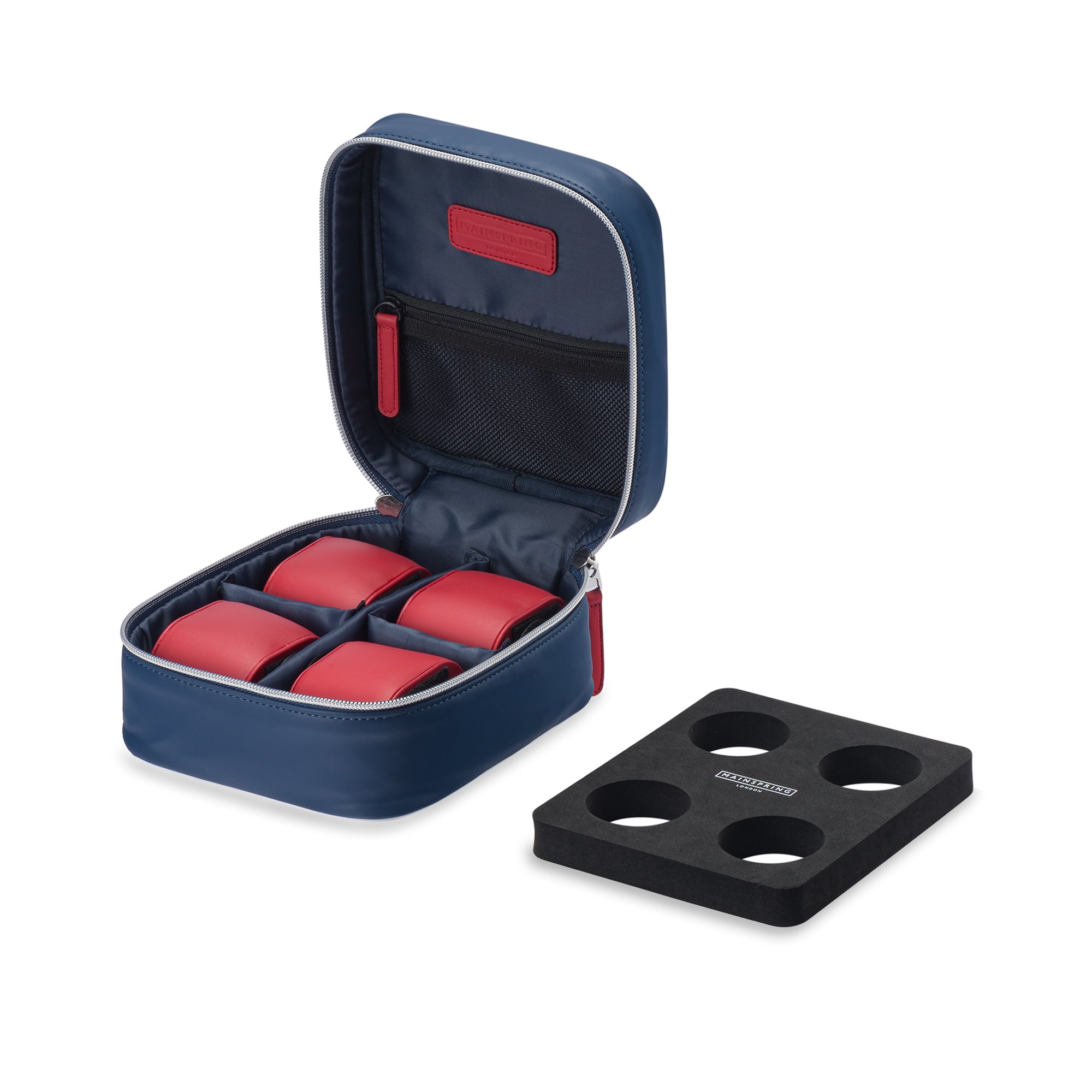Sidecar 4-Slot Watch Collector Pouch - Hawthorn Blue