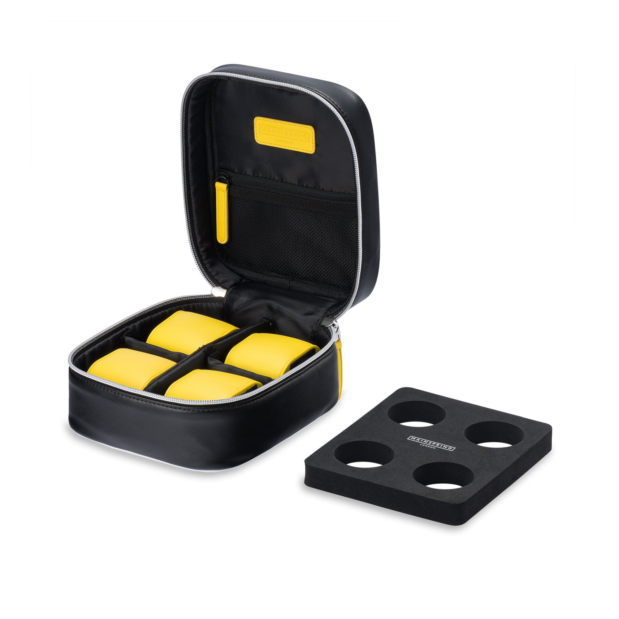 Sidecar 4-Slot Watch Collector Pouch - Hornet Black
