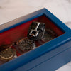 Monte Carlo 5-Slot Collector Box - Lake Blue