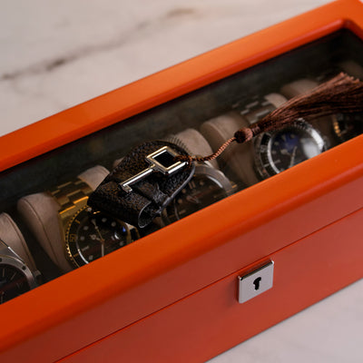 Monte Carlo 5-Slot Collector Box - Tuscan Orange