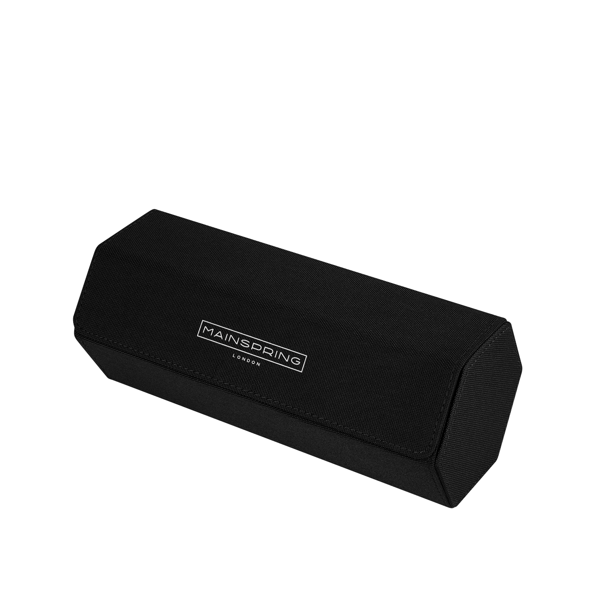 Esagono 3-Slot Watch Roll - Ink Black