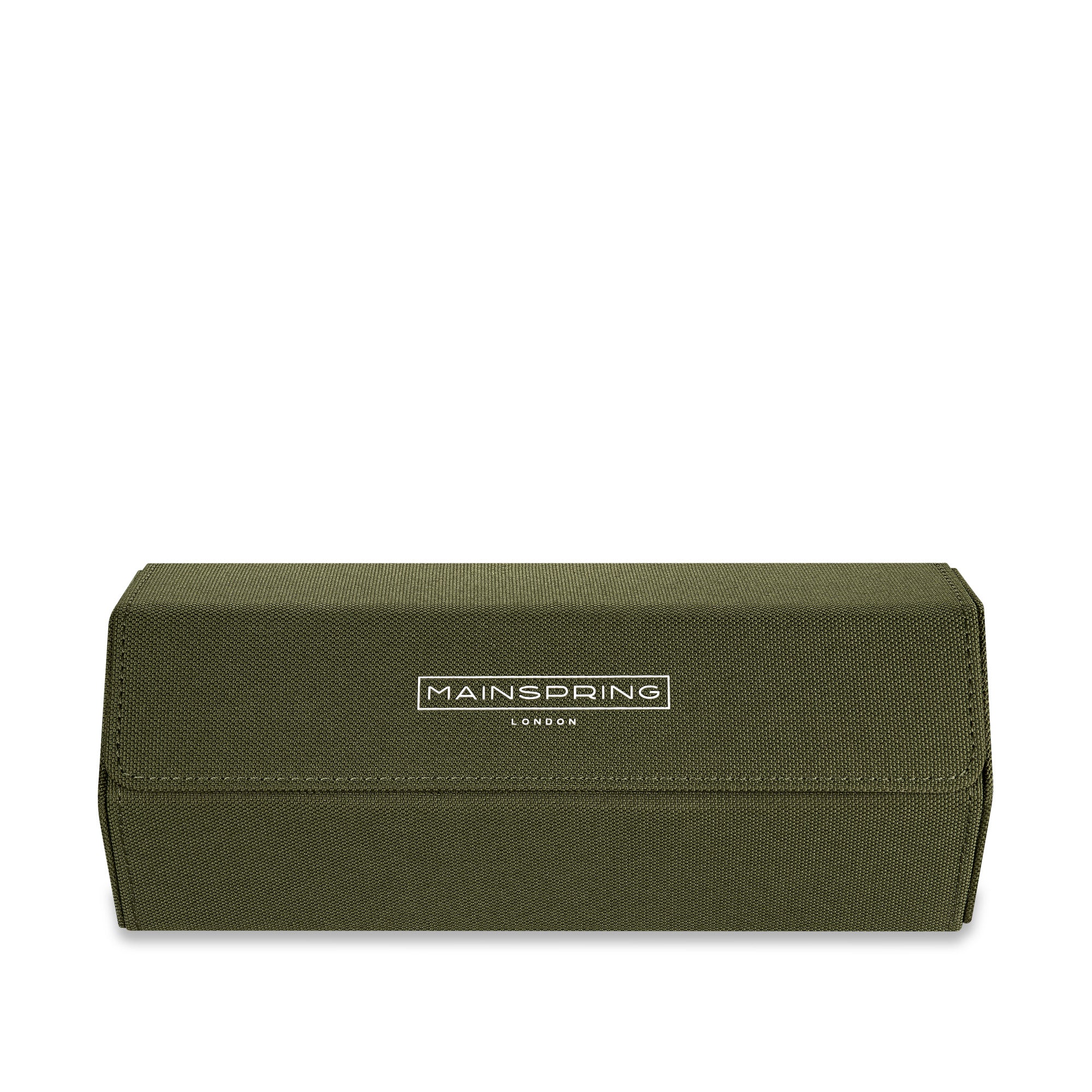 Esagono 3-Slot Watch Roll - Sage Green