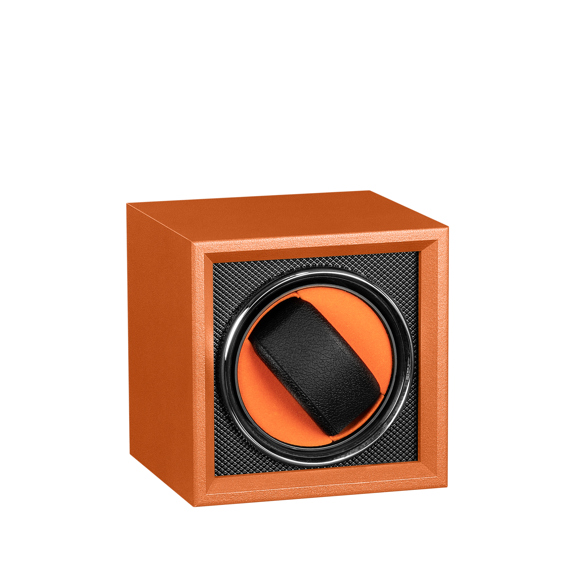 Guardian Single Slot Watch Winder - Retro Orange