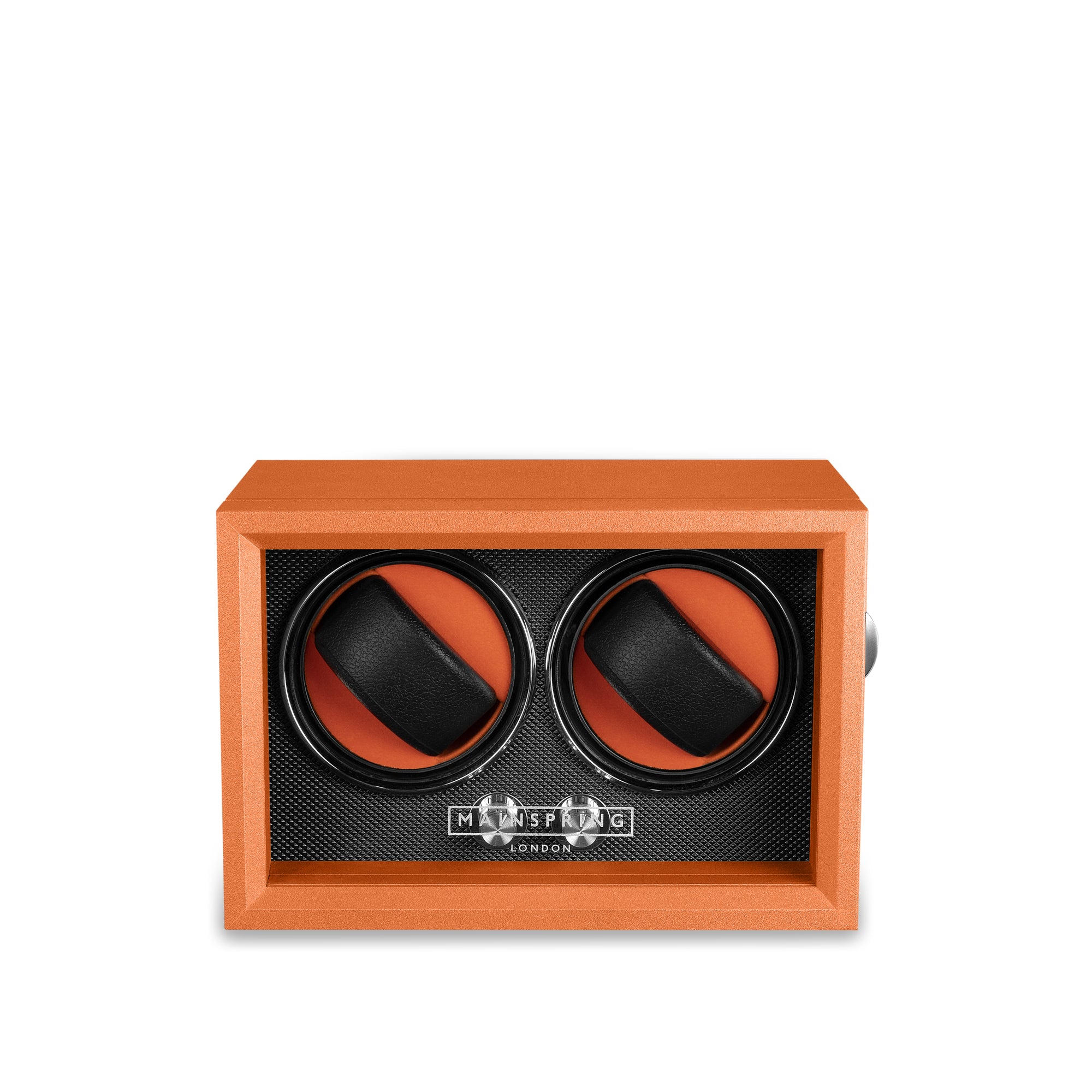 Guardian Dual Slot Watch Winder - Retro Orange