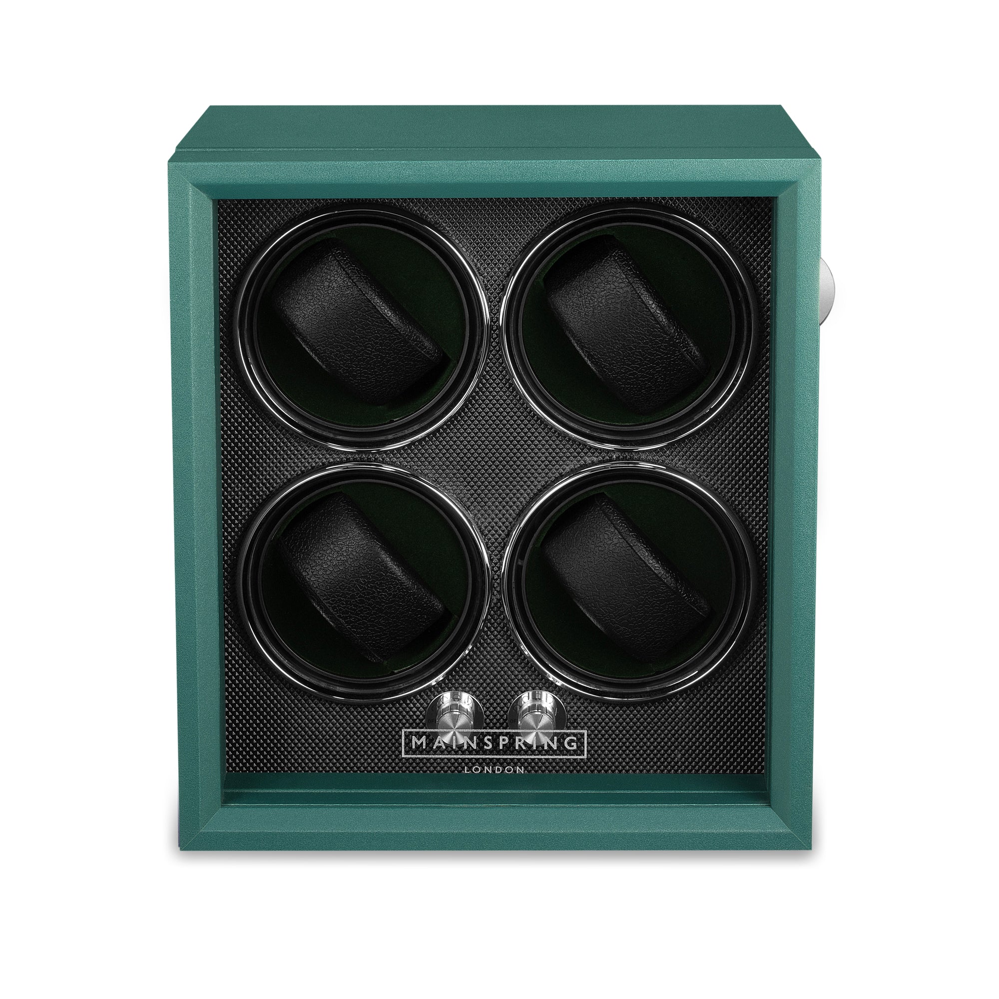 Guardian 4-Slot Watch Winder - Emerald Green
