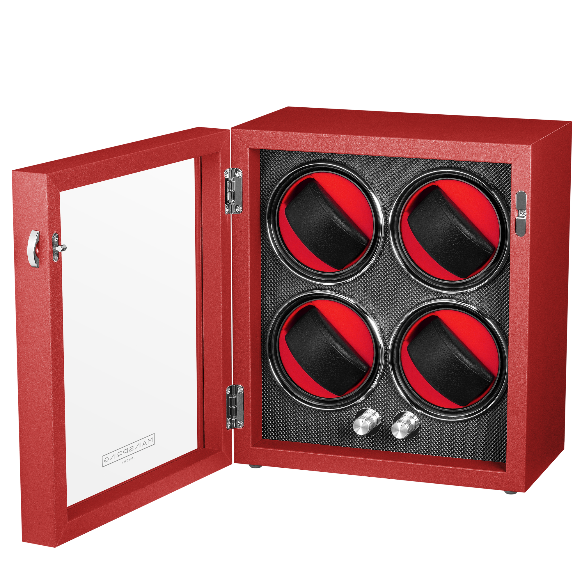 Guardian 4-Slot Watch Winder - Red Reserve