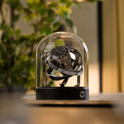 Gyroscope Single Slot Watch Winder - Mercury
