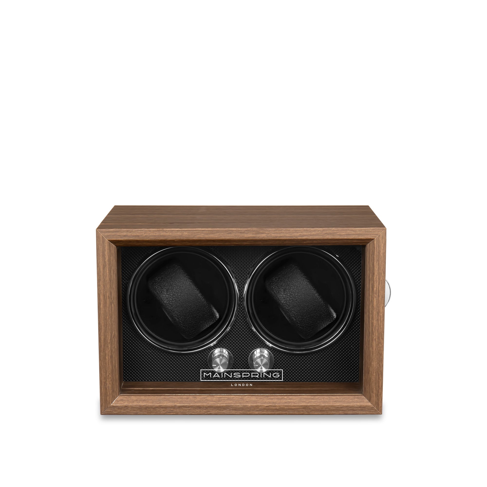 Guardian Dual Slot Watch Winder - Mahogany