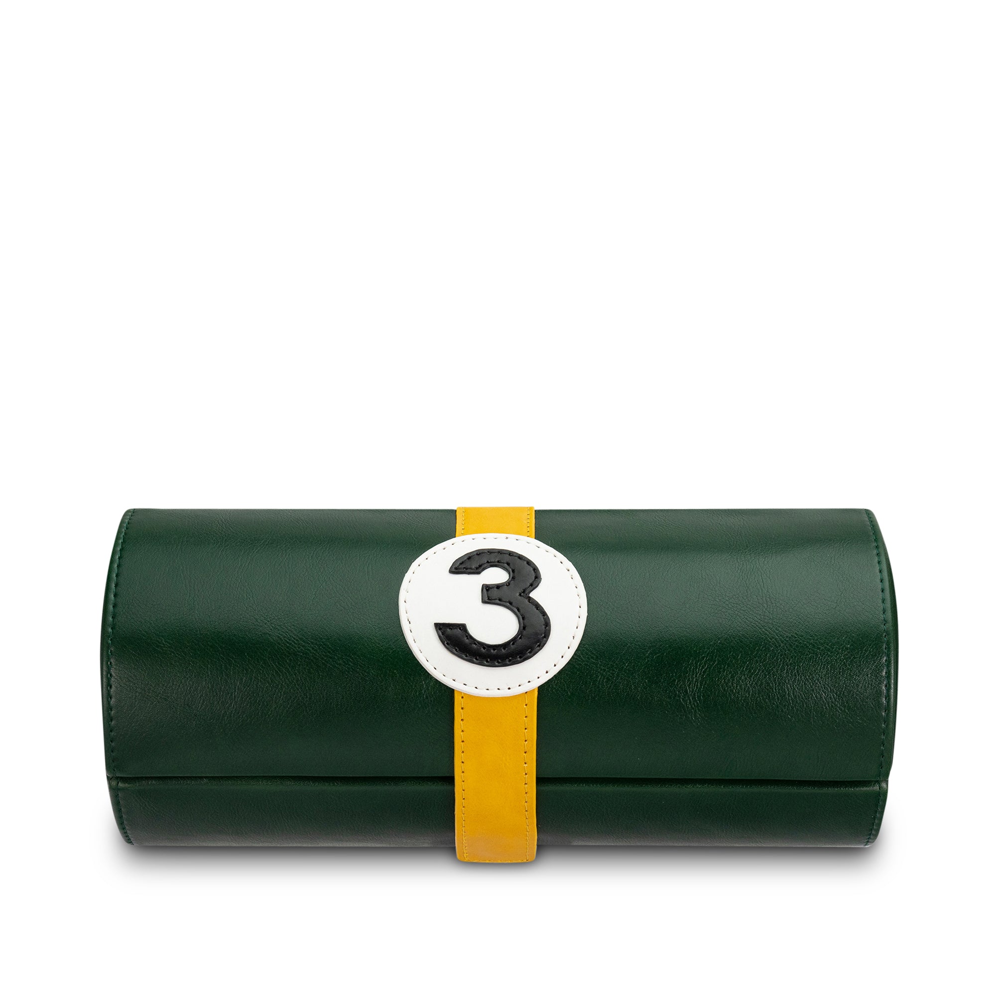 Podium 4-Slot Watch Roll - Racing Green