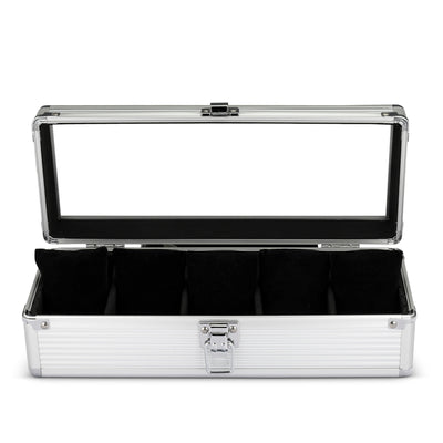 Soldado 5-Slot Watch Case - Silver