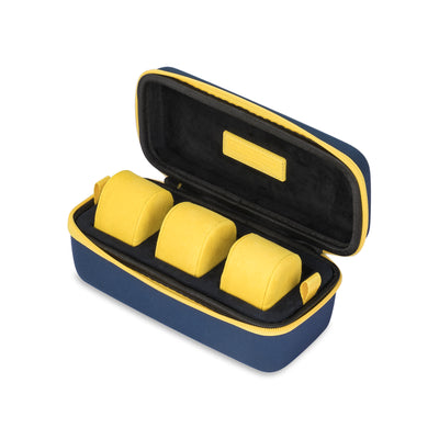 Technospeed 3-Slot Watch Box - Blue Ribbon