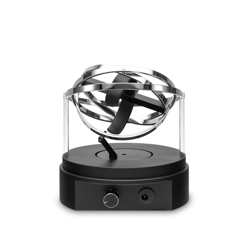 Gyroscope Single Slot Watch Winder - Silver