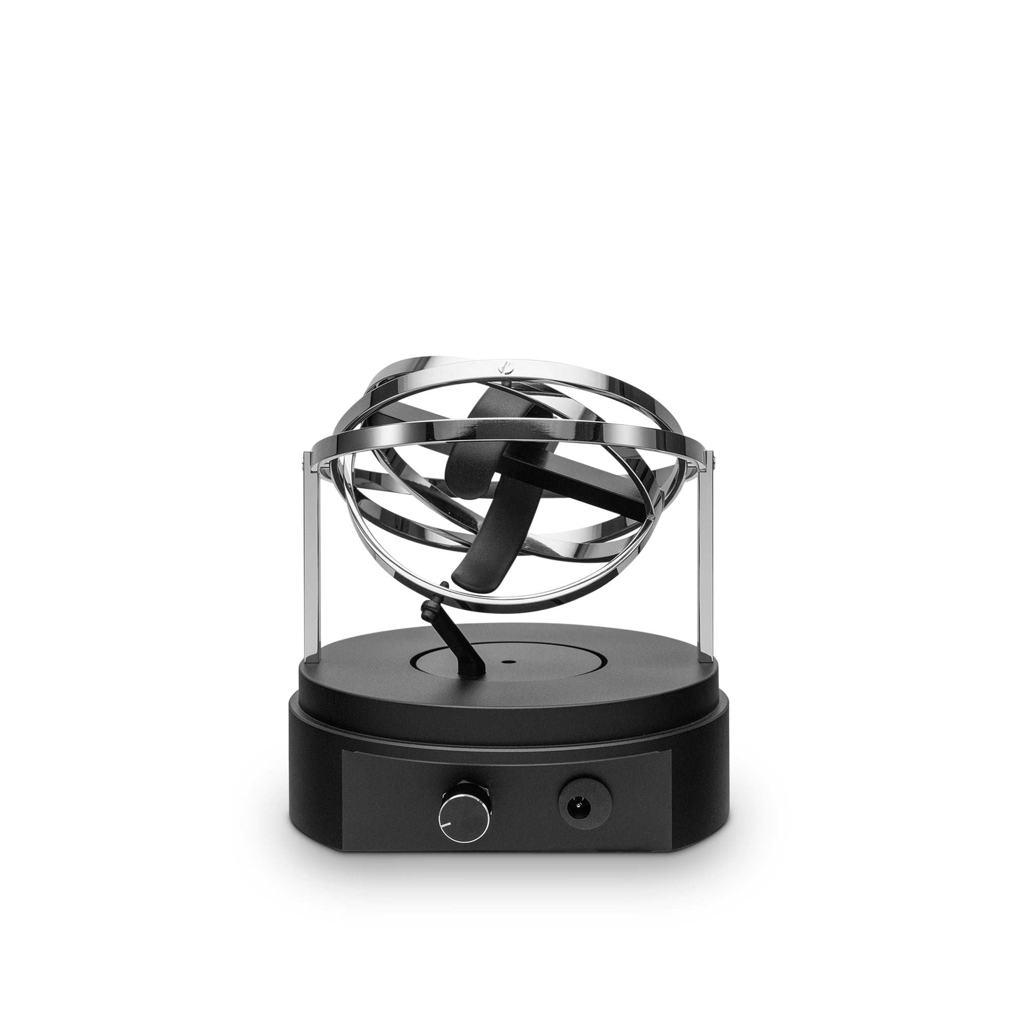 Gyroscope Single Slot Watch Winder - Silver