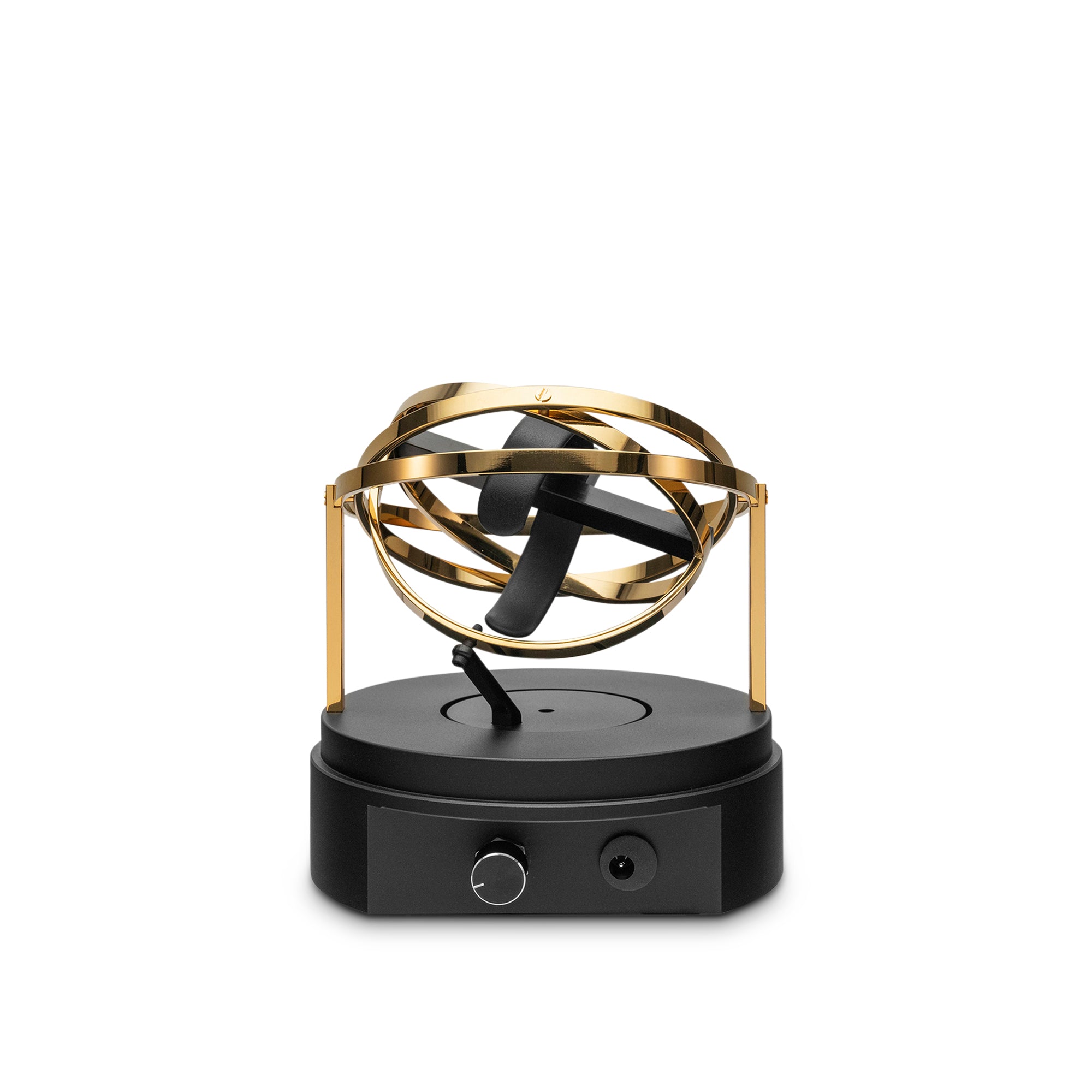Gyroscope Single Slot Watch Winder - Gold
