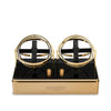 Dualism Dual Slot Watch Winder - Gold