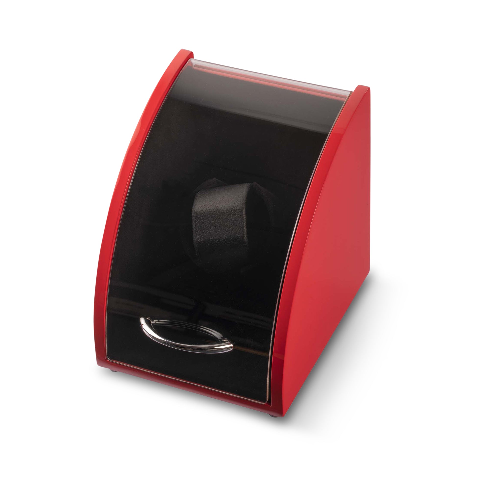 Quadrant Single Slot Watch Winder - Hazard Red